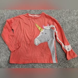 Mini Boden Unicorn 🦄 long sleeve tee